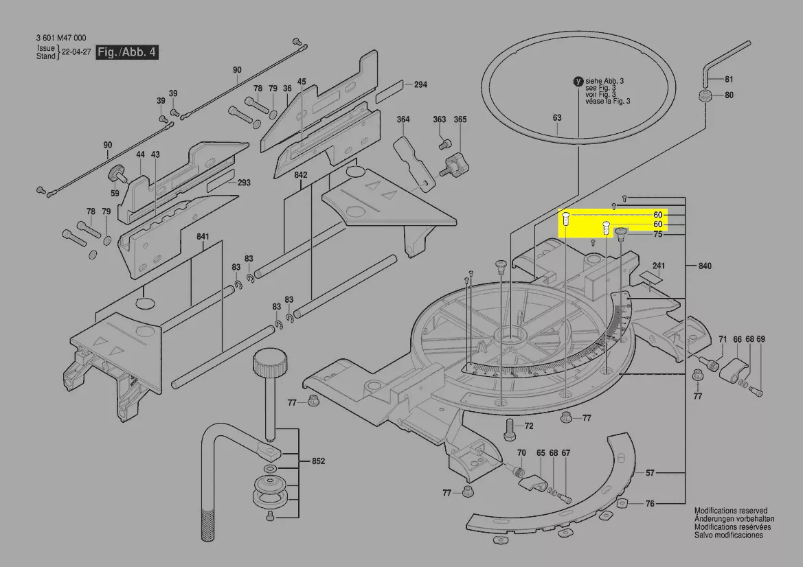 vis réf. 1 609 B03 711 Bosch